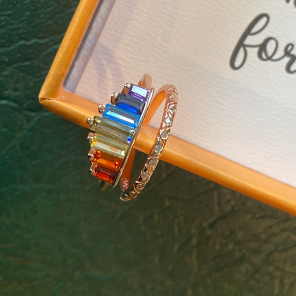 Rainbow ring inspiration size 7 STORY JEWELLERY - Picture 4 of 5